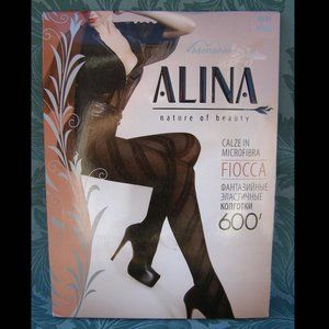 New Black ALINA stockings size L/XL